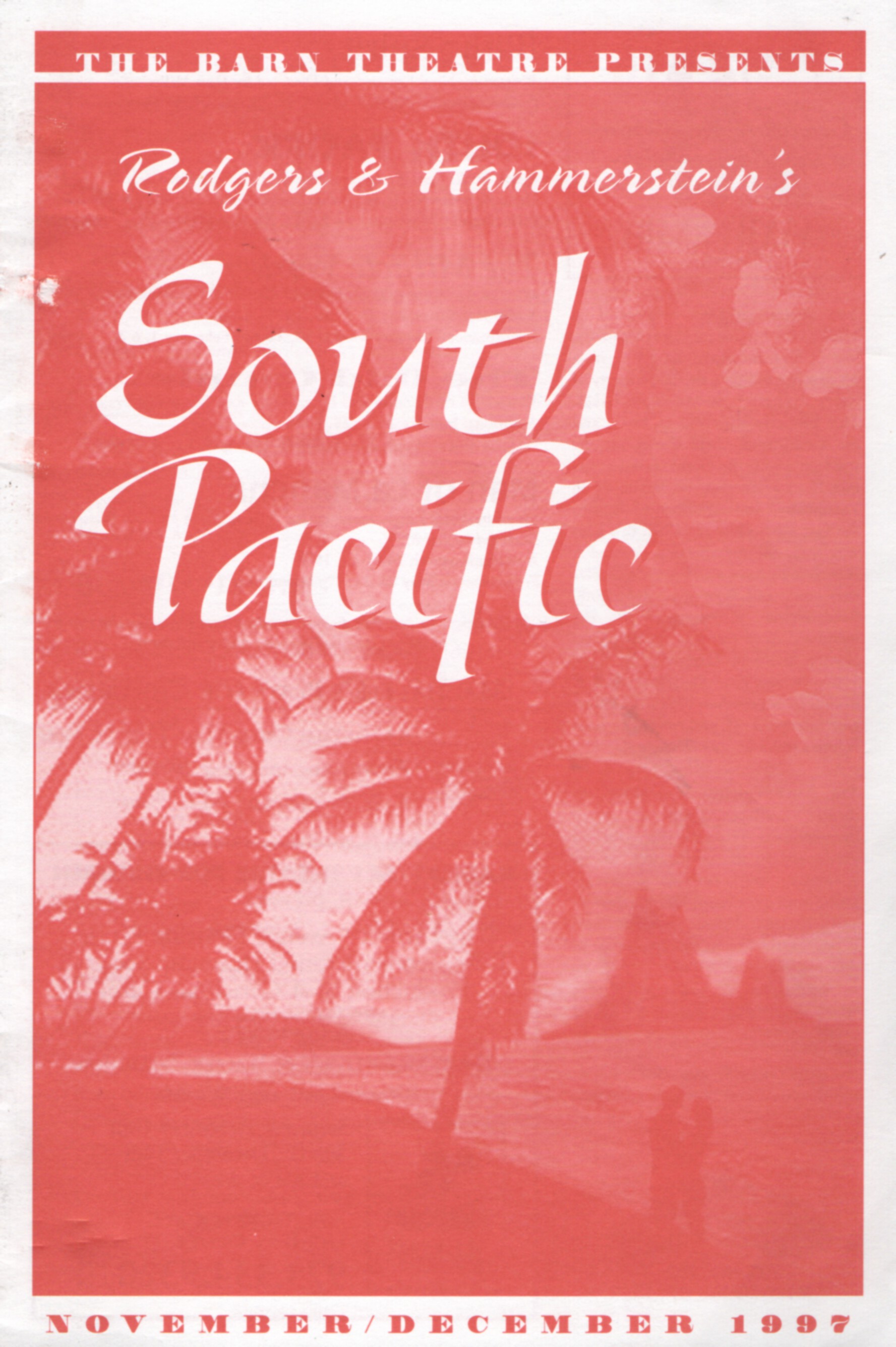 Program Cover for South Pacific