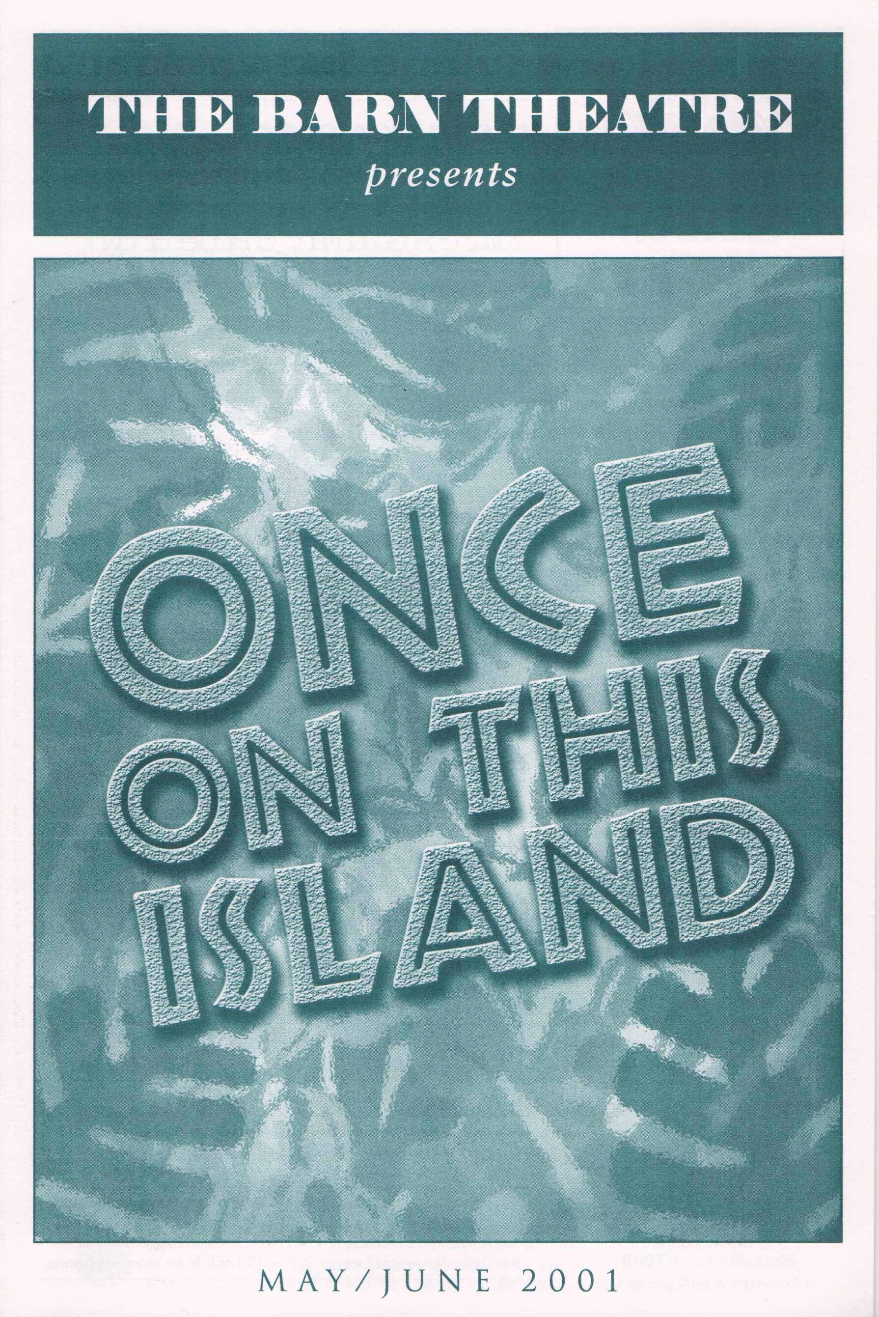 Program Cover for Once on This Island