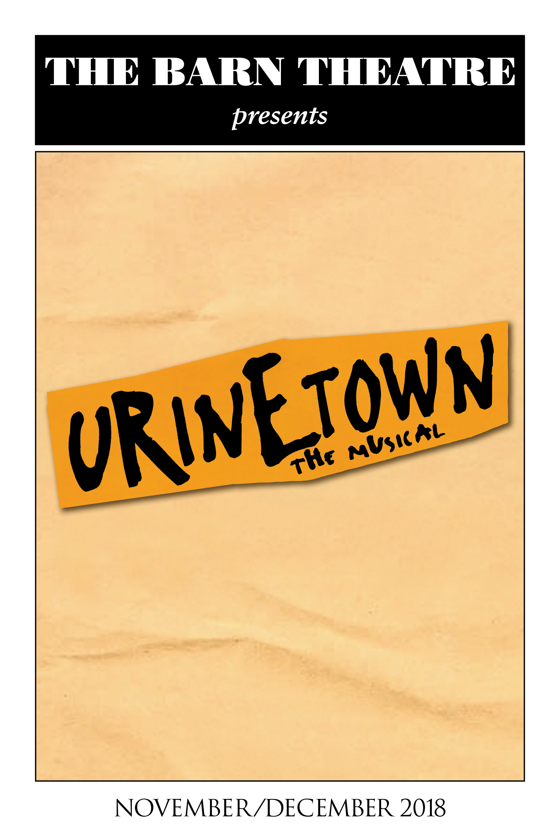 Program Cover for Urinetown