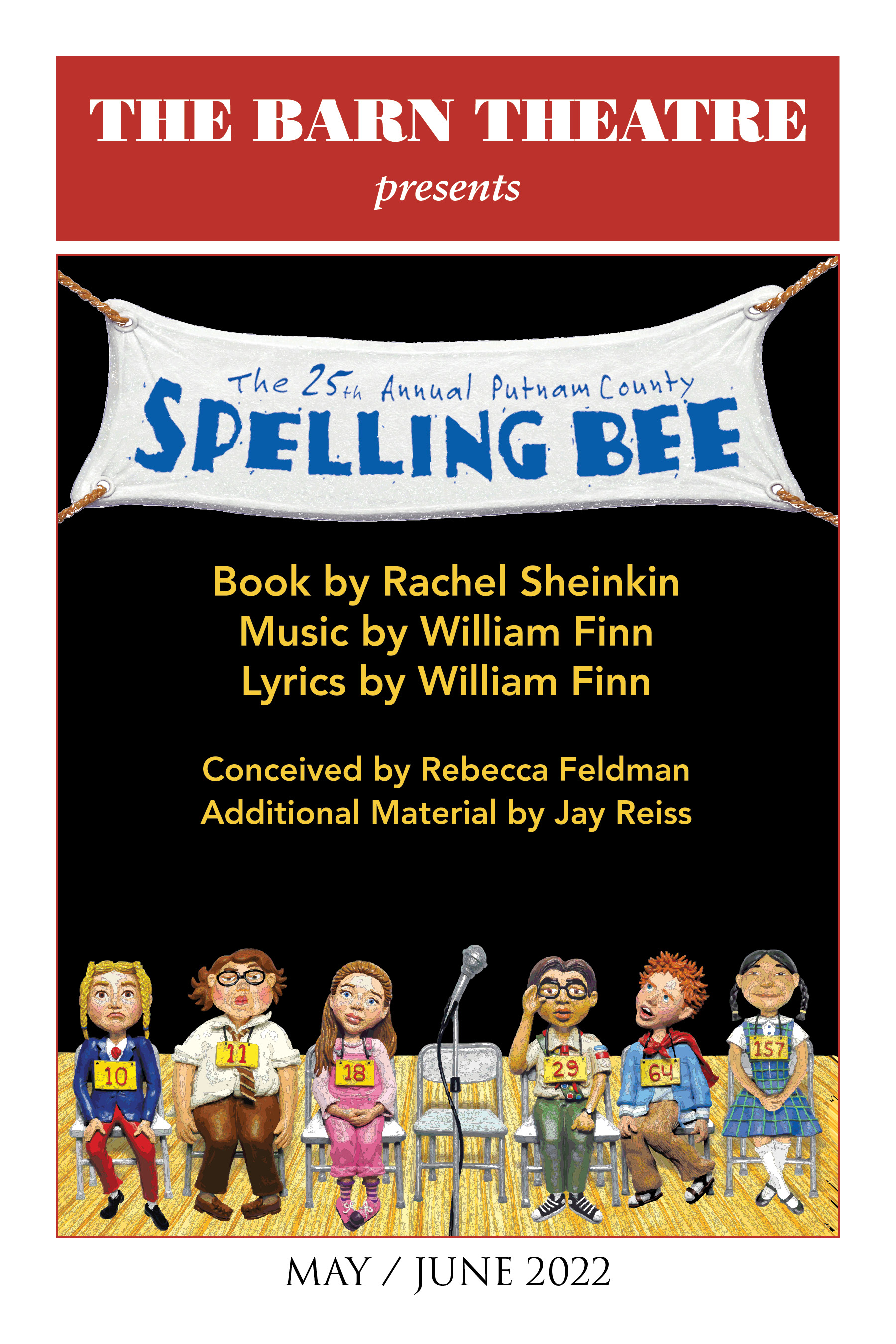 Program Cover for The 25th Annual Putnam County Spelling Bee