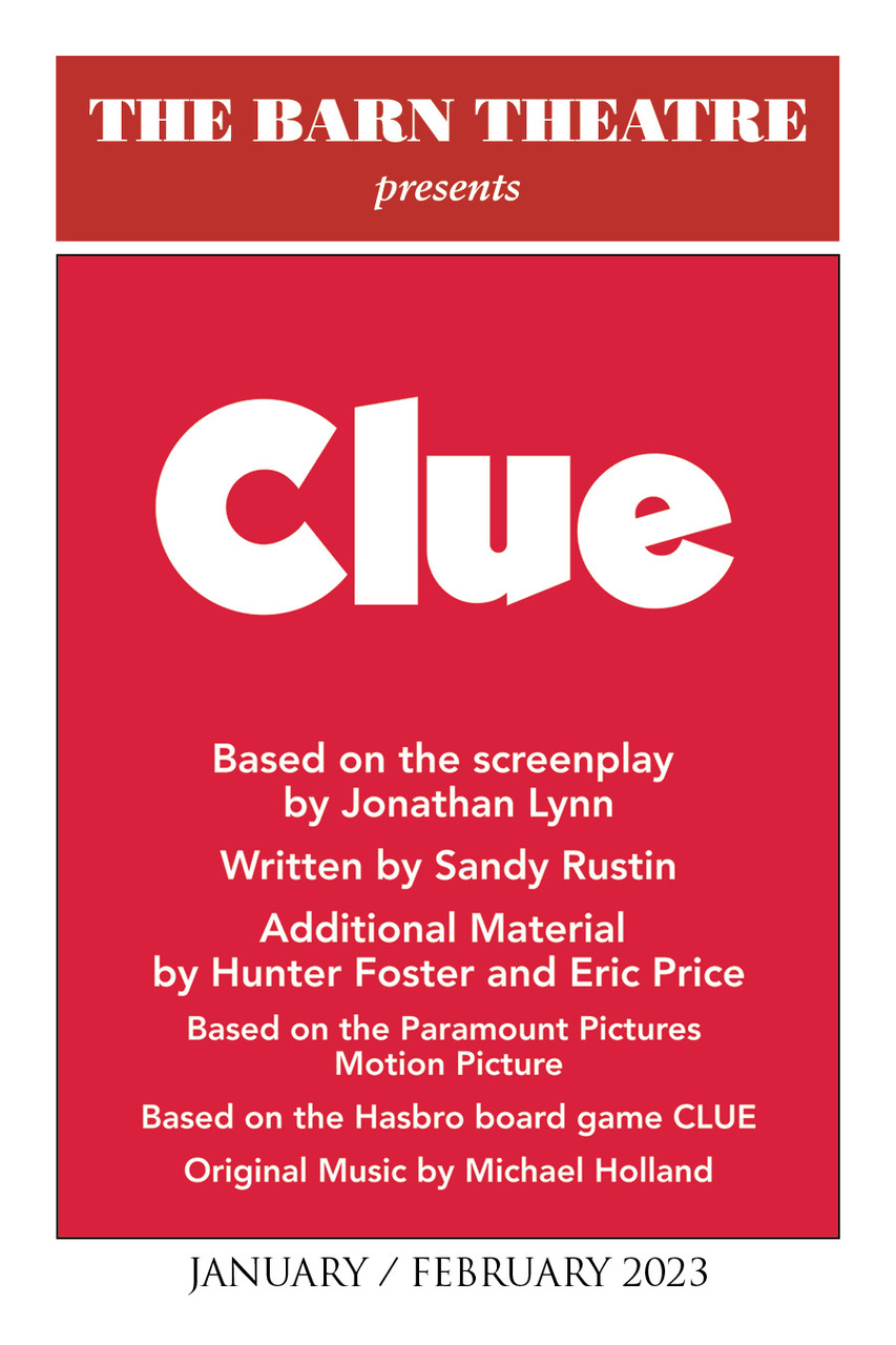 Program Cover for Clue